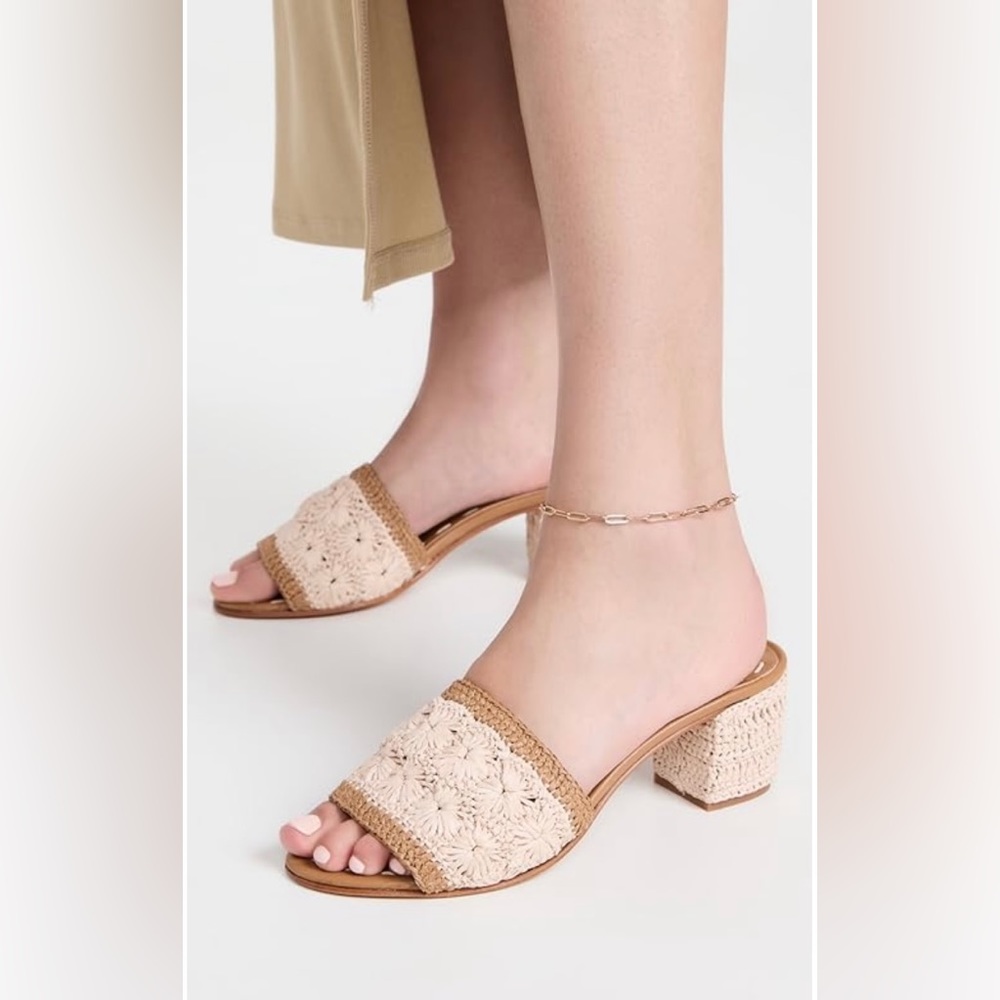 NWT Carrie Forbes Fleur Slides
